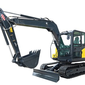 Miniexcavadora de 8 toneladas tipo oruga con accesorio de garra para uso agrícola - Product Image 4