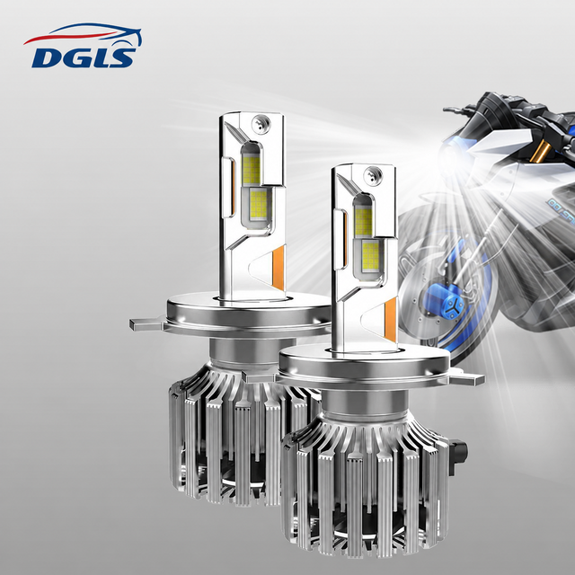 DGLS X43 H4 LED Headlight for Motorcycle Scooter ATV 160W 16000LM AC/DC 12V Hi/Lo Beam Motorbike Lamp