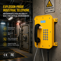 Téléphone industriel robuste IP66 avec écran LCD pour usine, tunnel, champ pétrolier – Fournisseur de téléphones étanches