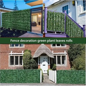 Rotoli di foglie artificiali per la decorazione del recinto del cortile del giardino del <span class=keywords><strong>balcone</strong></span> della parete di casa - Product Image 6