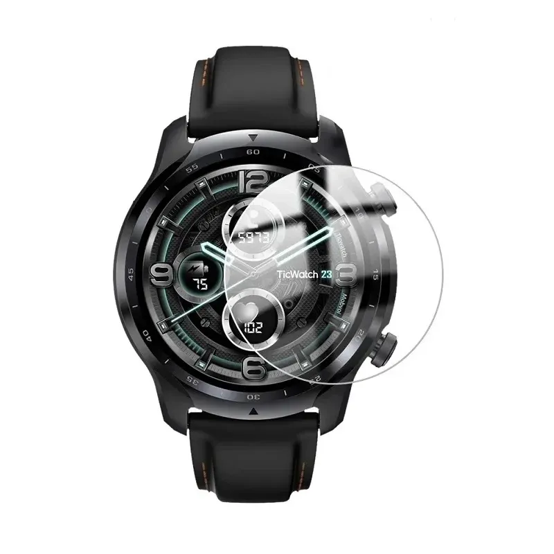 Ekran koruyucu akıllı saat aksesuarları Ticwatch Pro 3 2.5D 9H Premium temperli cam için kapak koruyucu Film
