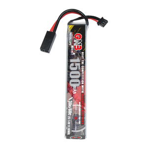 Batería LiPo GNB GAONENG 1500MAH 2S 7.4V 30C 60C RC para Airsoft con Conector Mini Tamiya - Product Image 1