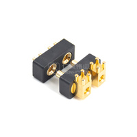 Conectores Rectos en Ángulo Recto, Conector de Alta Corriente, PCB de Orificio Pasante, 2 Pines, 100A, Conectores de Terminal