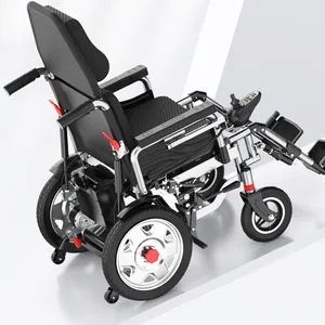钢材料电动轮椅轮椅电机驱动电动轮椅电机2023畅销便携式