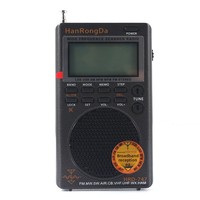 Radio portable à bande complète pour l'aviation HRD-747 avec fréquences FM/AM/USB/UHF