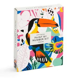 Offre Spéciale personnalisé peinture par numéro ensembles cadre toile bricolage peinture par numéros Kit pour adultes peinture par numéros pour enfants