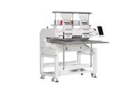 Machine à broder informatisée JINYU commerciale automatique à 2 têtes, 12/15 couleurs, pour tissus