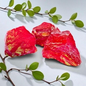 Piedra Natural de Aura Roja de Alta Calidad CrystalHola al por Mayor, 3-5cm, Impresión Digital de Moda, Decoración para el Hogar, Día de la Tierra, Festividades - Product Image 4