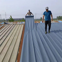 Membrane d'étanchéité pour toiture extérieure moderne en PE, isolante thermiquement, insonorisante, autocollante et imperméable