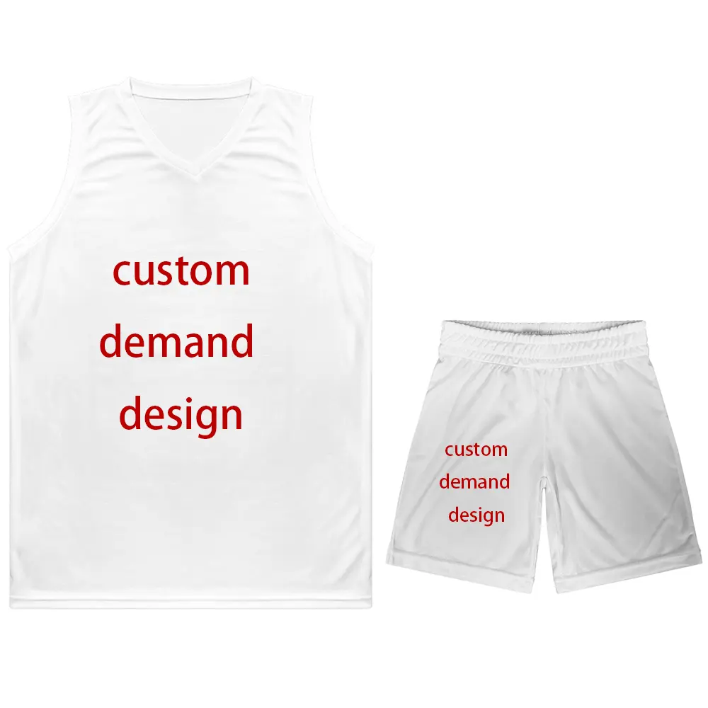 Unisex Tonga Schule Basketball Uniform Set Design Crop Tank Top und Shorts Set Custom Team Fashion Zweiteilige Sublimation OEM