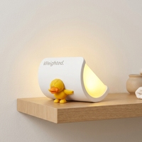 Lampe de table pour bureau d'étude, petite lampe de chevet rechargeable USB, lampe de bureau LED à intensité variable, lampe de chevet créative décorative, mini lampe de table mignonne pour chambres
