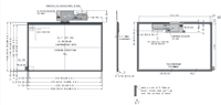 شاشة TMK مقاس 10.1 بوصة بدقة 1280×800 من نوع IPS TFT LCD، سطوع 550 نيت، واجهة LVDS بـ 50 دبوس، إضاءة خلفية LED، شاشة صناعية بديلة EK79202DB