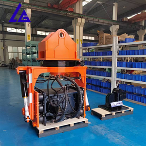 360 Grad rotierender Ramm gerät, Vibro Hammer Tilt 90 Grad fähig für Handhabung, Pitching, Fahren und Extrahieren von Pfählen - Product Image 5