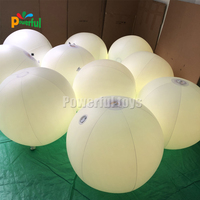 BON MARCHÉ Changement de couleur balles d'éclairage de plage interactives led boule de foule fête lancer boule de zygote gonflable