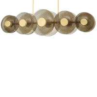 Lampe de décoration en verre artisanal moderne, luminaire de plafond personnalisé, lustre en verre, luminaire suspendu