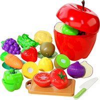 Jouets de cuisine amusants pour couper les aliments, les fruits, les légumes, les aliments factices, ensemble de jeu, jouets pour couper les fruits pour enfants, jouets éducatifs