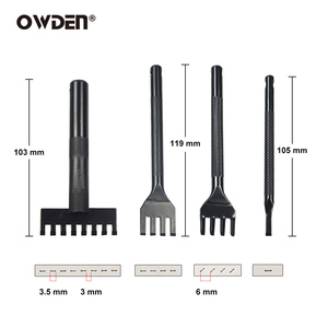 Kit <span class=keywords><strong>de</strong></span> Gubias para Coser Cuero <span class=keywords><strong>de</strong></span> 3 mm <span class=keywords><strong>de</strong></span> Nivel Profesional OWDEN, Personalizable OEM/ODM, Mango <span class=keywords><strong>de</strong></span> Acero Inoxidable, Perforadora <span class=keywords><strong>de</strong></span> <span class=keywords><strong>Cinturones</strong></span> - Product Image 2