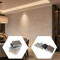 Panel de Pared de Piedra Personalizado con Diseño de Panal de Abeja |   Tablero de Piedra Compuesta de Alta Resistencia |   Decoración de Edificios