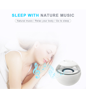 Entraîneur de sommeil portable <span class=keywords><strong>pour</strong></span> bébé, lumières colorées, bruit blanc, son de la nature, haut-parleur avec minuterie, alimenté par USB, machine à bruit blanc - Product Image 4