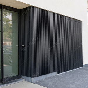 <span class=keywords><strong>Puerta</strong></span> de Garaje Moderna de Diseño Australiano, de Madera, con Lamas de Aluminio, Inclinable Automáticamente, de Montaje Empotrado - Product Image 2