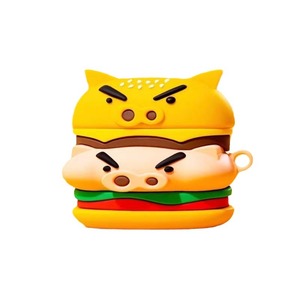 Étui de protection pour écouteurs au design créatif et amusant de Piggy Burger, adapté à l'étui de protection Pro2, <span class=keywords><strong>coque</strong></span> pour écouteurs souple - Product Image 1