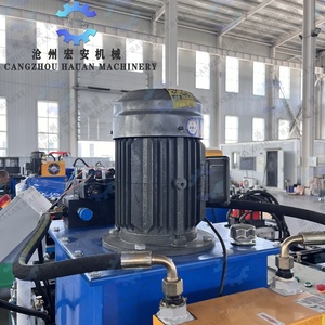 Machine de formage à froid de profilés de rayonnages entièrement automatique contrôlée par PLC avec boîte de vitesses et moteur - Product Image 4