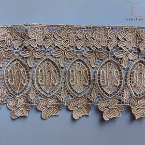 Vàng lurex hoa linh mục áo choàng jhs ish macrame <span class=keywords><strong>Alpha</strong></span> thêu vàng pháp phi ren TRIM viền cho Nhà thờ bàn thờ - Product Image 3