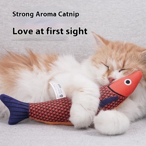 Juguetes Para Gatos New <span class=keywords><strong>Catnip</strong></span> <span class=keywords><strong>Cat</strong></span> Plush <span class=keywords><strong>Fish</strong></span> <span class=keywords><strong>Toy</strong></span> para mascotas de interior Movimiento interactivo Juguetes para gatos - Product Image 4