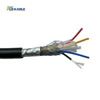 Câble capteur en polyuréthane ventilé pour transmetteur de niveau de liquide 2C 24AWG, fil électrique étanche