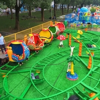 Manège de voiture sur piste ondulante : Attraction à sensations douces pour parc d'aventure