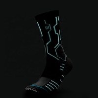 Chaussettes de cyclisme techniques - Antidérapantes, coussin en nid d'abeille, maille ventilée, haute élasticité pour le vélo de route/de montagne en plein air