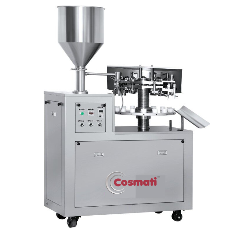 Semi Automatic Aluminum Tube Filling And Sealing Machine