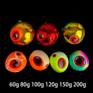 Mồi Câu <span class=keywords><strong>Jig</strong></span> Bằng Cao Su Mặn Nhiều Màu Tự Làm 60/80/120/150/200G Đồ Gá Bằng Cao Su Bạch Tuộc Kabura Tai - Product Image 2