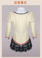 Costume de cosplay d'anime JK, uniforme scolaire JK, Wanderer Magical Akatsuki, Miki Sayaka, Sakura Kyoko, Animine Kaname Madoka, Akemi Homura