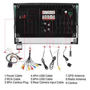 Autoradio Android Hikity 6+128/<span class=keywords><strong>4</strong></span>+64G 7'' pour <span class=keywords><strong>Renault</strong></span> Megane2 2002-2009, CarPlay sans fil, Android Auto, GPS WIFI/GPS OEM - Product Image 4