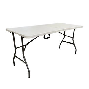 <span class=keywords><strong>Tavoli</strong></span> Pieghevoli Leggeri per Campeggio Familiare, Arredamento Outdoor Multifunzionale Durevole, Bianco - Product Image 1