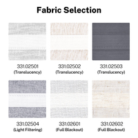 Tamaño personalizado varios tipos de colores filtrado de luz cortinas romanas inalámbricas para ventanas