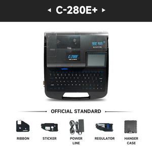C-280E trực tiếp nhiệt nhãn Cáp Dây máy in dính mã vạch nhãn dán nhiệt co lại ống Nhà sản xuất Chứng Khoán thẻ Cáp nhà sản xuất nhãn - Product Image 4