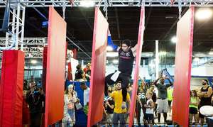 Terrain de jeu intérieur <span class=keywords><strong>ninja</strong></span> taille personnalisée <span class=keywords><strong>ninja</strong></span> <span class=keywords><strong>warrior</strong></span> course d'obstacles pour enfants slackline - Product Image 3