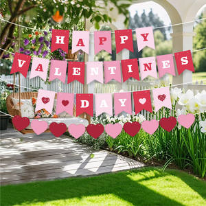 Guirnalda de Corazones Rosados para Decoración de San Valentín - Product Image 2