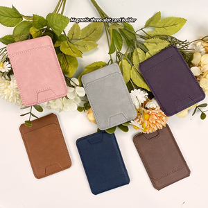 Chất Lượng Cao Xách Tay Tối Giản Gấp Từ Chủ Thẻ Sang Trọng Thiết Kế Kinh Doanh PU Da Chủ Thẻ Tín Dụng Ví - Product Image 1