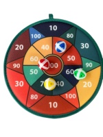 Service tout-en-un 2024 : cible de fléchettes magnétique en tissu avec balles collantes pour enfants, jeu d'intérieur 45 cm, personnalisable