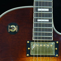 High Quality Starsun X150 6 String Electric Jazz Guitar Piebald Ash Top Semi Hollow Okoume Neck Polished Custom Guitar Wholesale