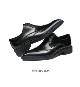 Chaussures habillées et Richelieu en cuir souple antidérapantes pour hommes, grande taille, de qualité supérieure, collection 2026 - Product Image 4