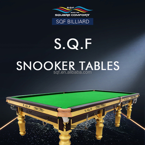 Table de billard professionnelle S.Q.F de 12 pieds avec plateau en ardoise, pieds en acier, pour tournois internationaux, avec garantie XSNK-SNK5, table de billard XSNK - Product Image 5