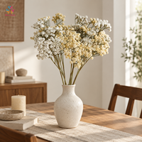 Bunga Gypsophila Buatan Tangan Warna Musim Gugur Sentuhan Lembut untuk Dekorasi Pernikahan dan Rumah