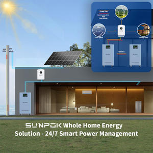 Batería Vertical SUNPOK de 50 kWh LiFePO4 48V 51.2V 900Ah 1000Ah, Paquete de Baterías de Iones de Litio con BMS y Wifi para Almacenamiento de Energía Solar en el Hogar - Product Image 2