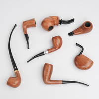 Pipes à fumer faites à la main en bois de chêne naturel de l'usine XIAOXIONG accessoires de fumer en bois de qualité supérieure pour hommes en gros