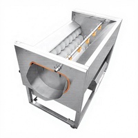 Machine électrique automatique 750W pour le séchage, le lavage et le pelage des taro, konjac, poireaux, gingembre, pommes de terre, légumes et manioc