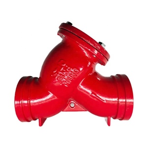 Filtre Y rainuré pour lutte contre l'incendie DN50-200 en acier inoxydable 316 avec extrémités à brides 0,3-2,5 MPA - Product Image 1